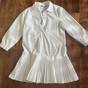 Zara Dress Shirt pleaded dress